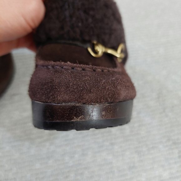 Coach suede clogs with fur - Picture 14 of 14